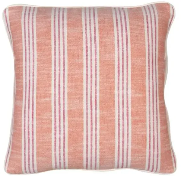 Quogue Outdoor Pillow - Coral/Pink