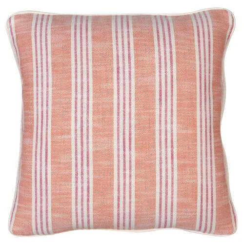 Quogue Outdoor Pillow - Coral/Pink