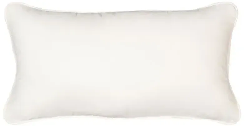 Quogue 23"x12" Outdoor Lumbar Pillow - Green/Blue