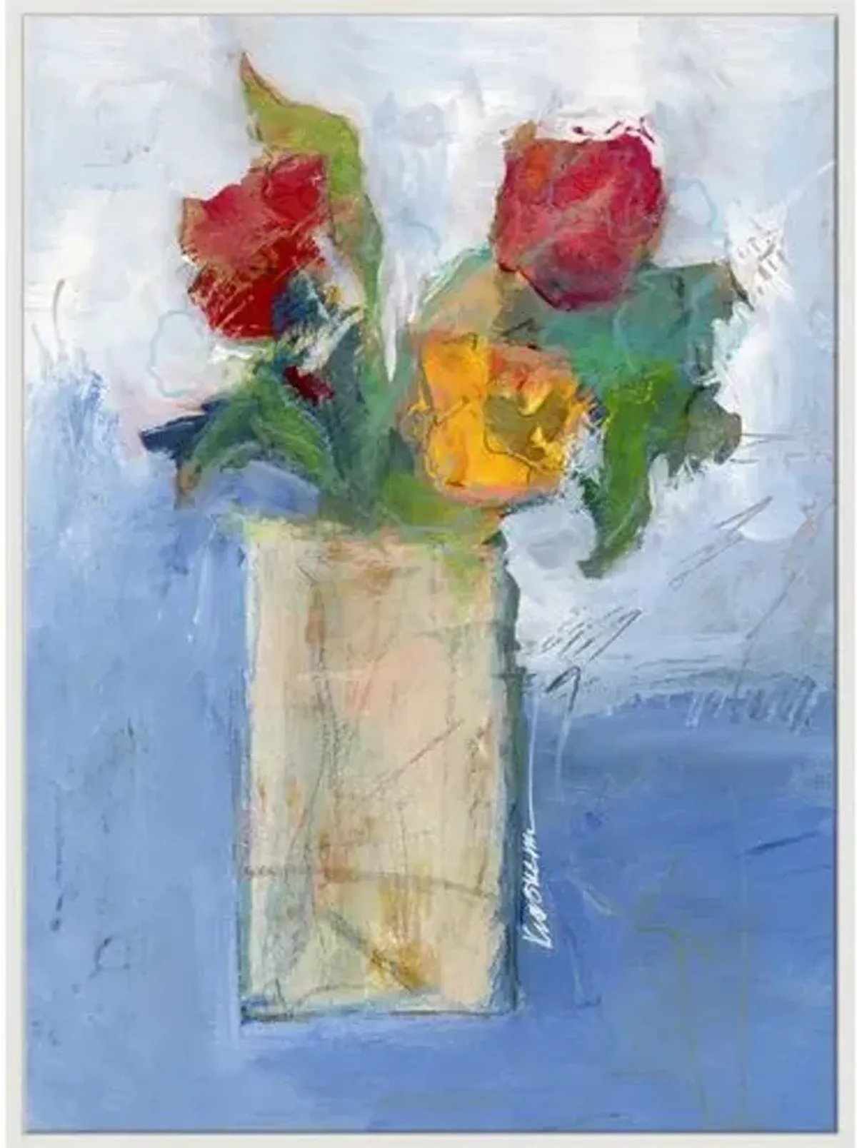 Jill Krasner - White Vase - Soicher Marin