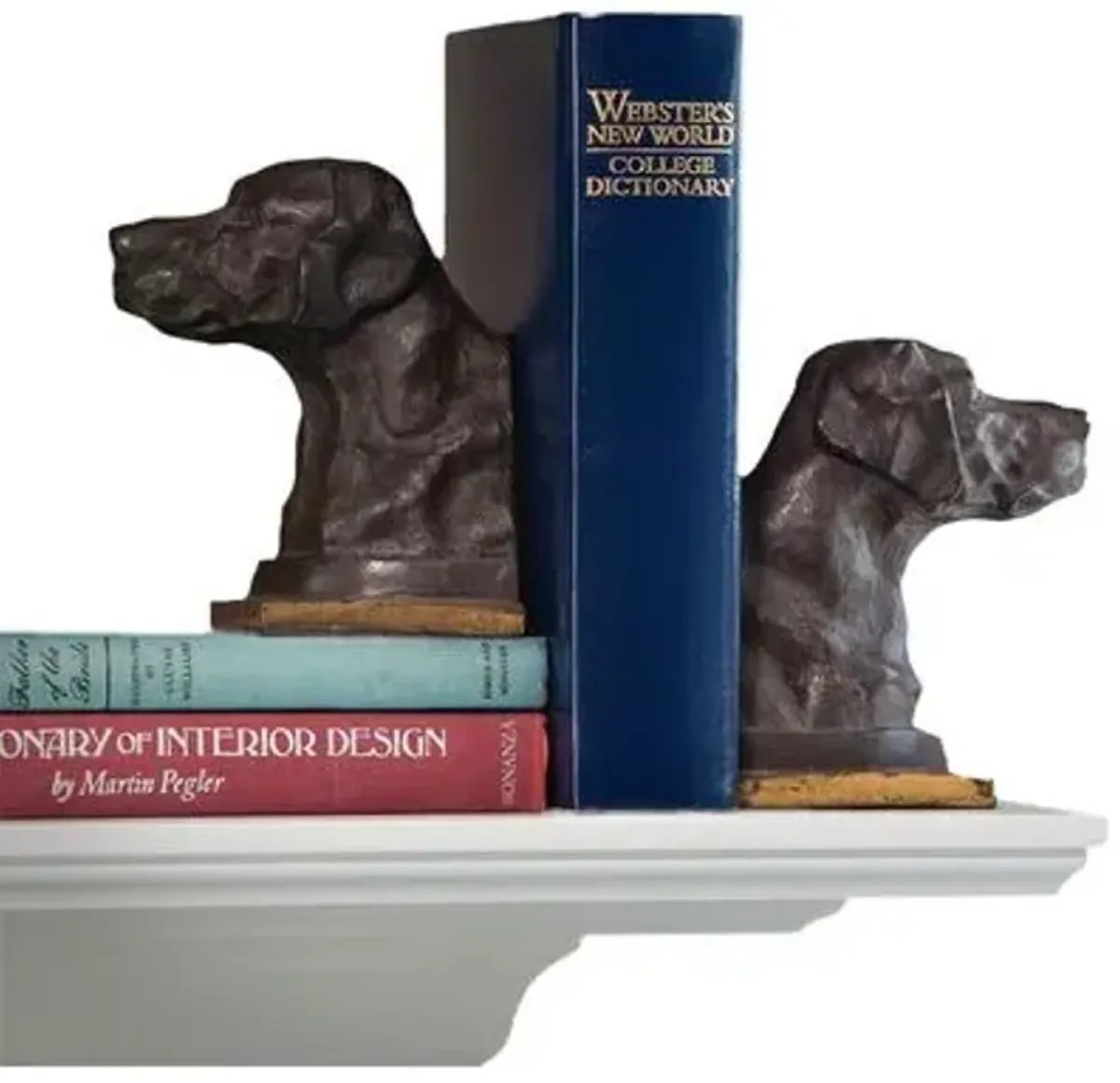 Barry Lab Bookends - Bronze
