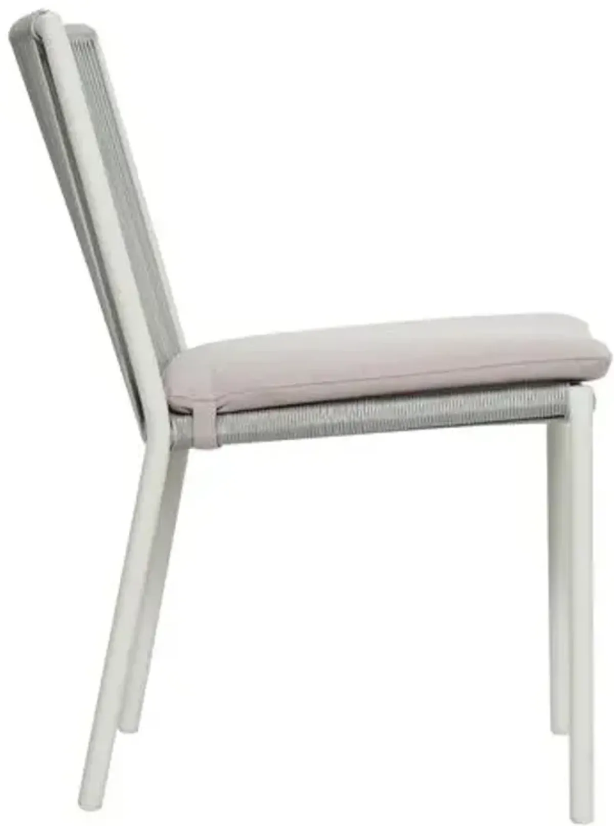 Set of 2 Darrin Outdoor Dining Chairs - Dove Gray/Taupe