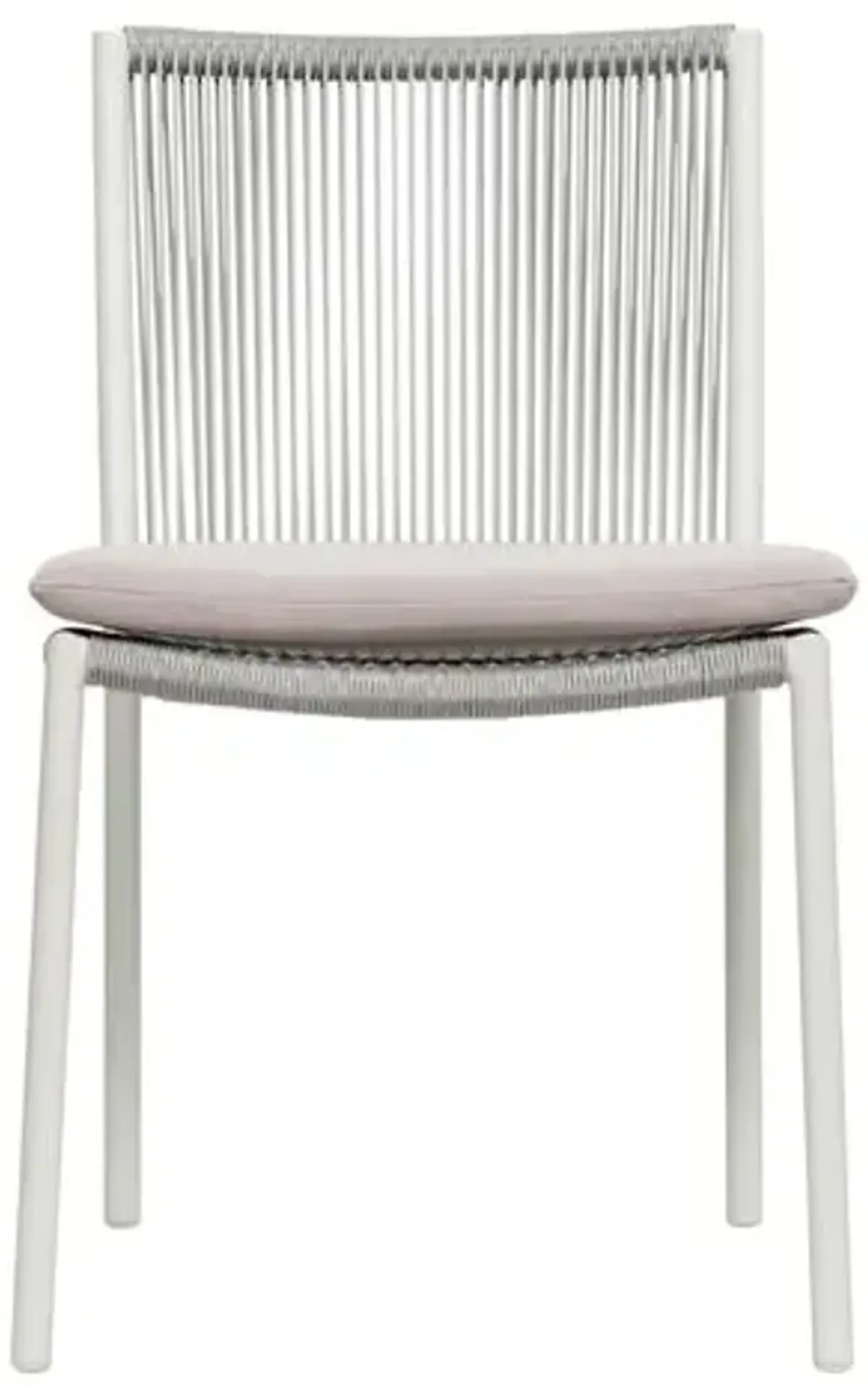 Set of 2 Darrin Outdoor Dining Chairs - Dove Gray/Taupe