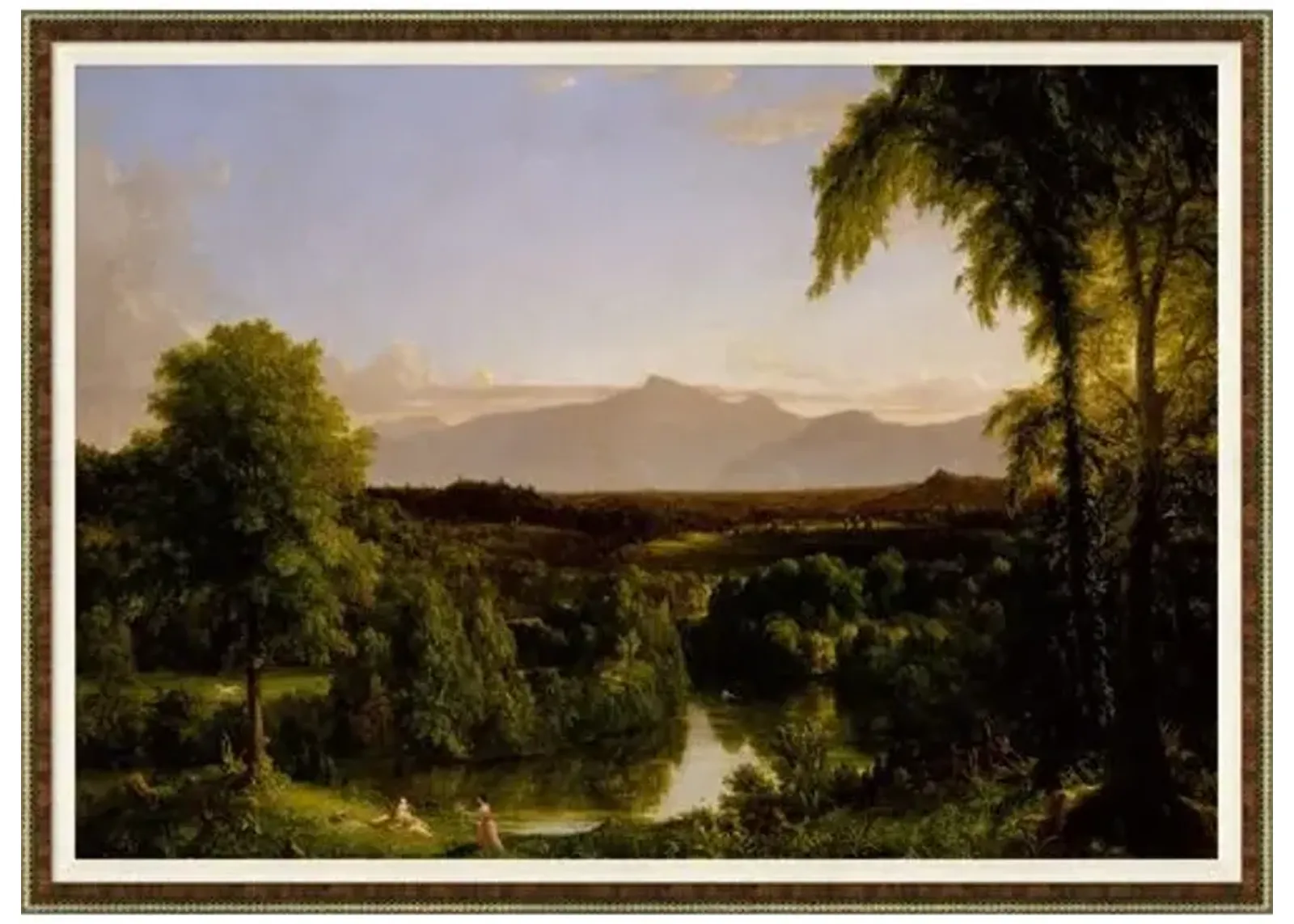 Painting - Thomas Cole - View on the Catskill - Olivia Song - Brown