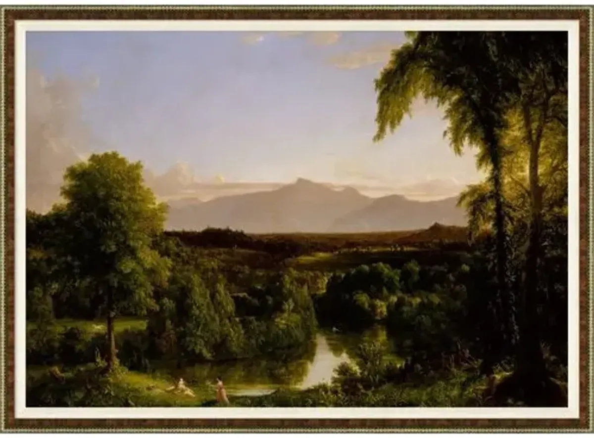 Painting - Thomas Cole - View on the Catskill - Olivia Song - Brown