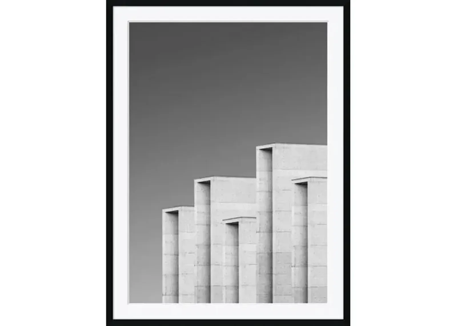 Brutalist Architecture III - Olivia Song - Black