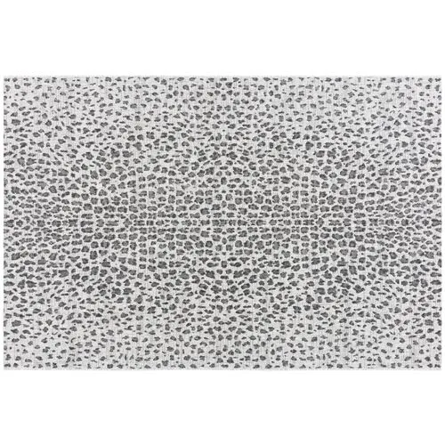 5'5"x7'7" Moonflow Outdoor Rug - Gray/Black - Gray