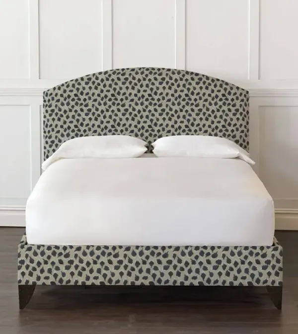 Trinka Chenille Velvet Upholstered Bed