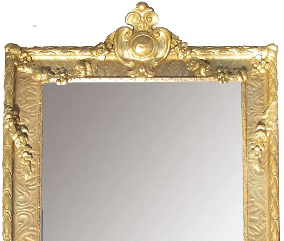 Antique French Rococo Style Gilt Mirror - Chez Vous - Gold