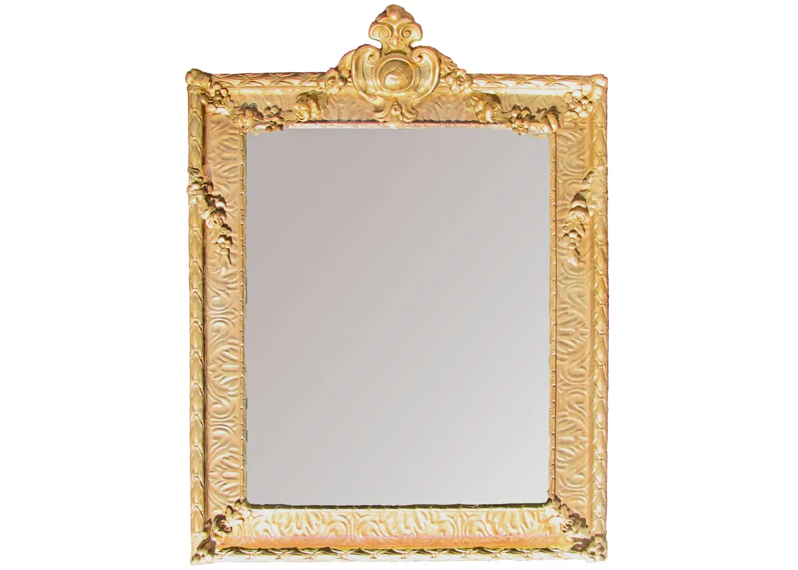 Antique French Rococo Style Gilt Mirror - Chez Vous - Gold