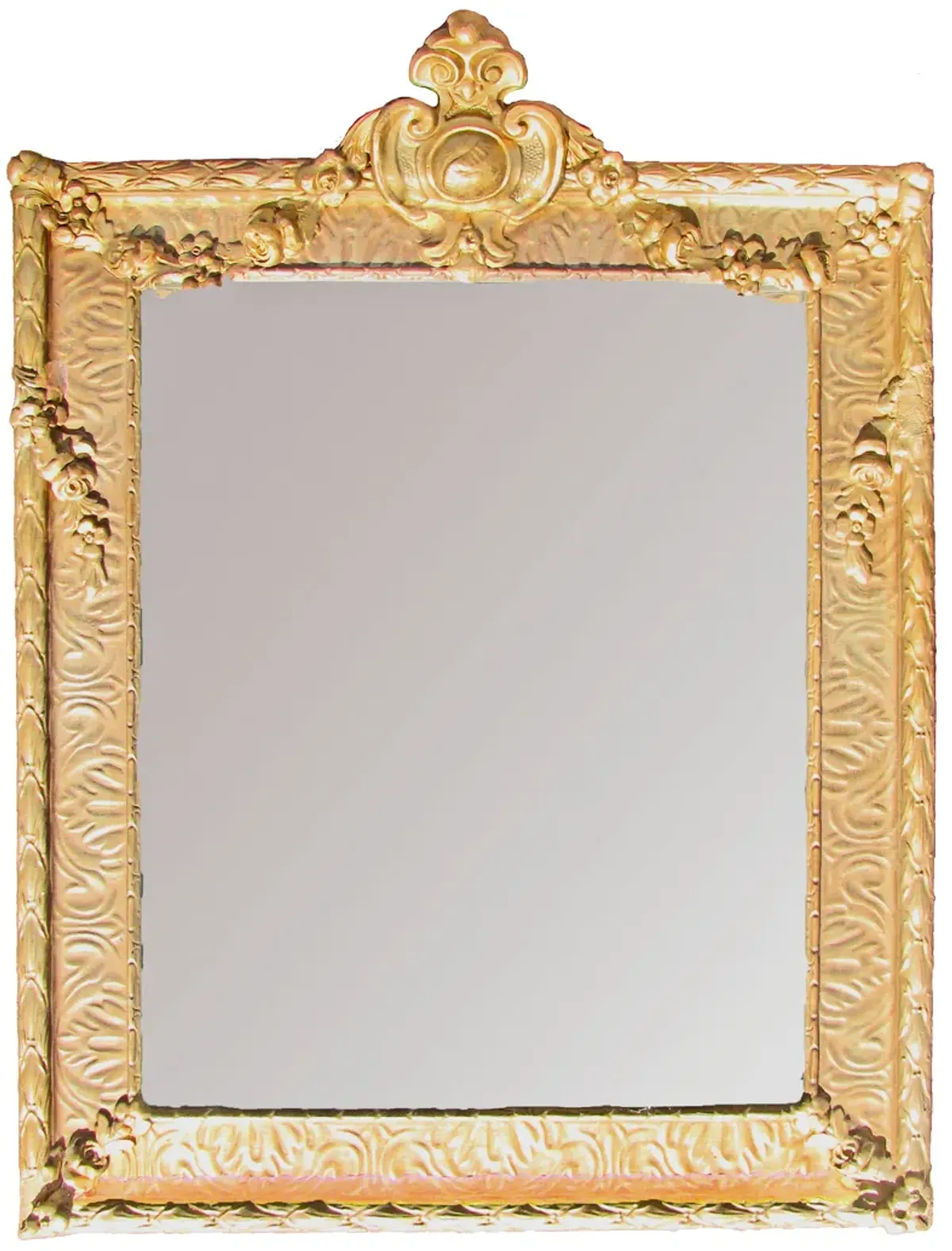 Antique French Rococo Style Gilt Mirror - Chez Vous - Gold