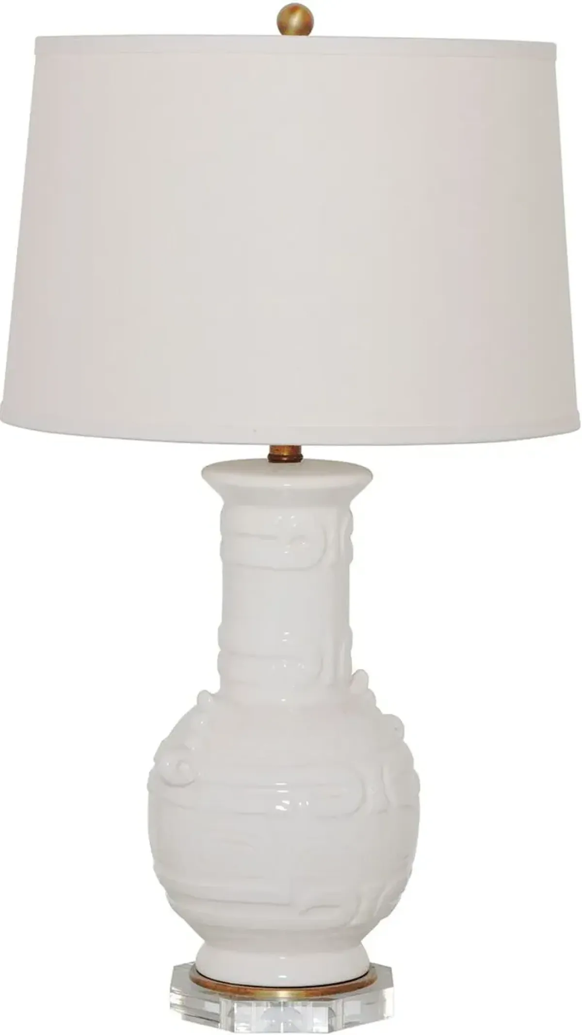 Dynasty Table Lamp - White - Port 68