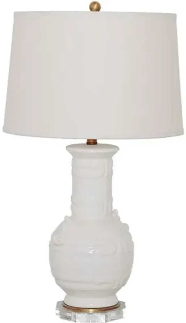Dynasty Table Lamp - White - Port 68