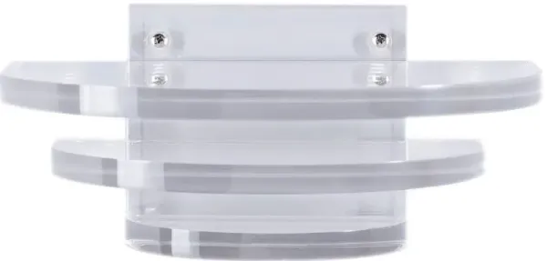 Deco Round Lucite Wall Shelf - Clear - Port 68