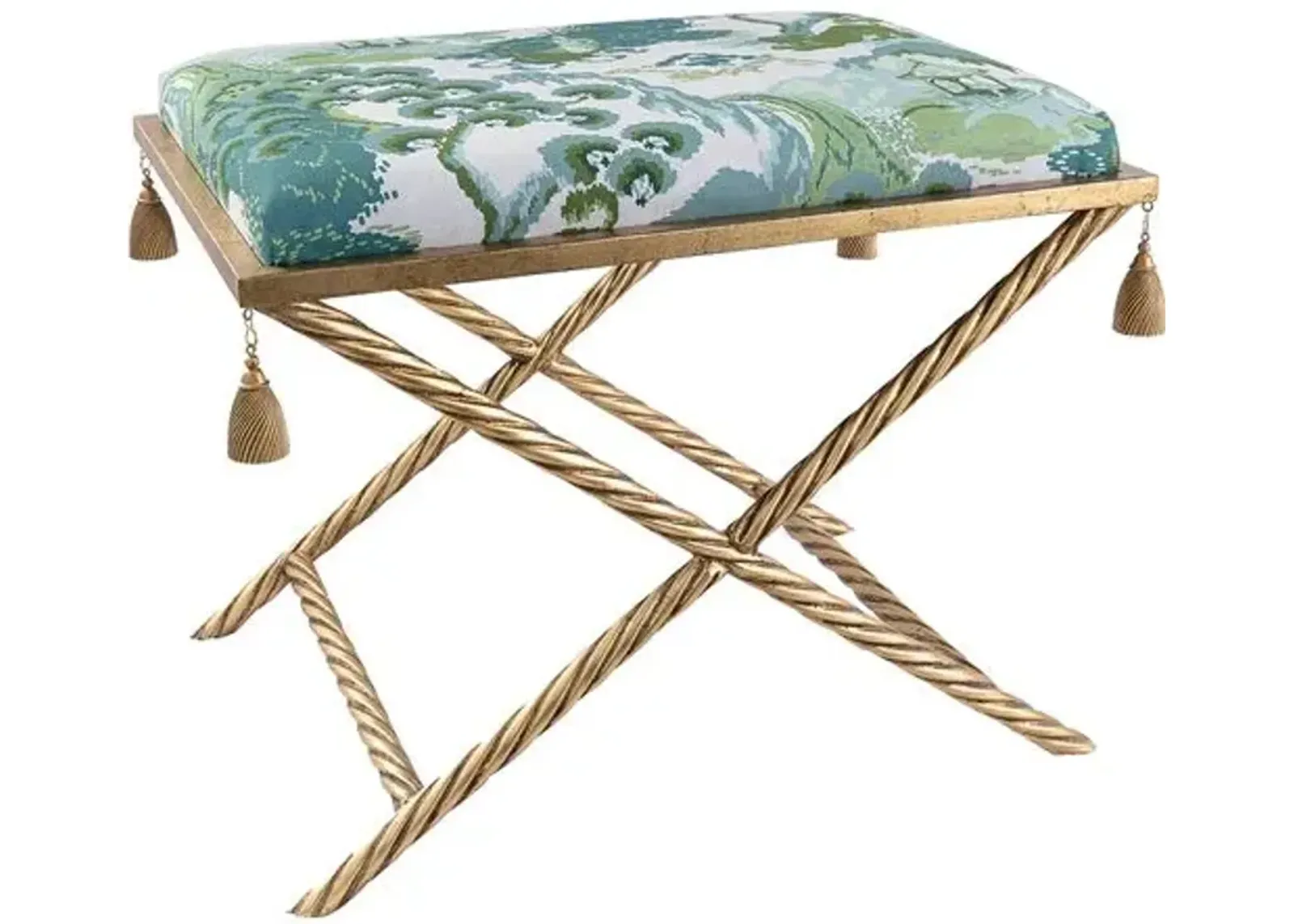 Delfern Gold Bench - Road To Canton Celadon - Port 68 - Green