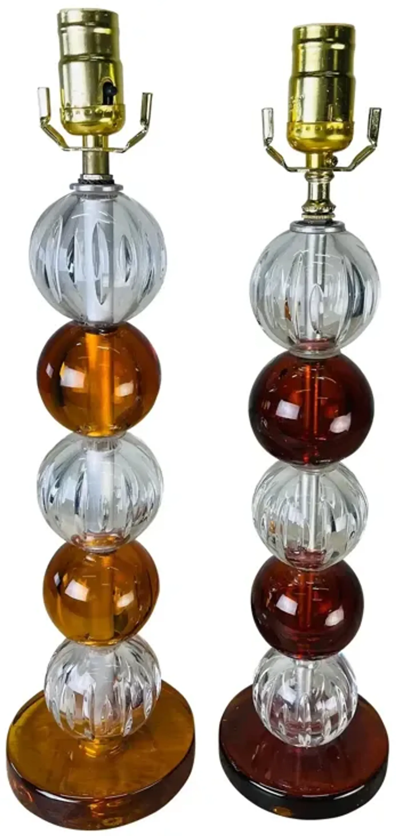 Stacked Multicolor Table Lamps - Set of 2 - 2-b-Modern