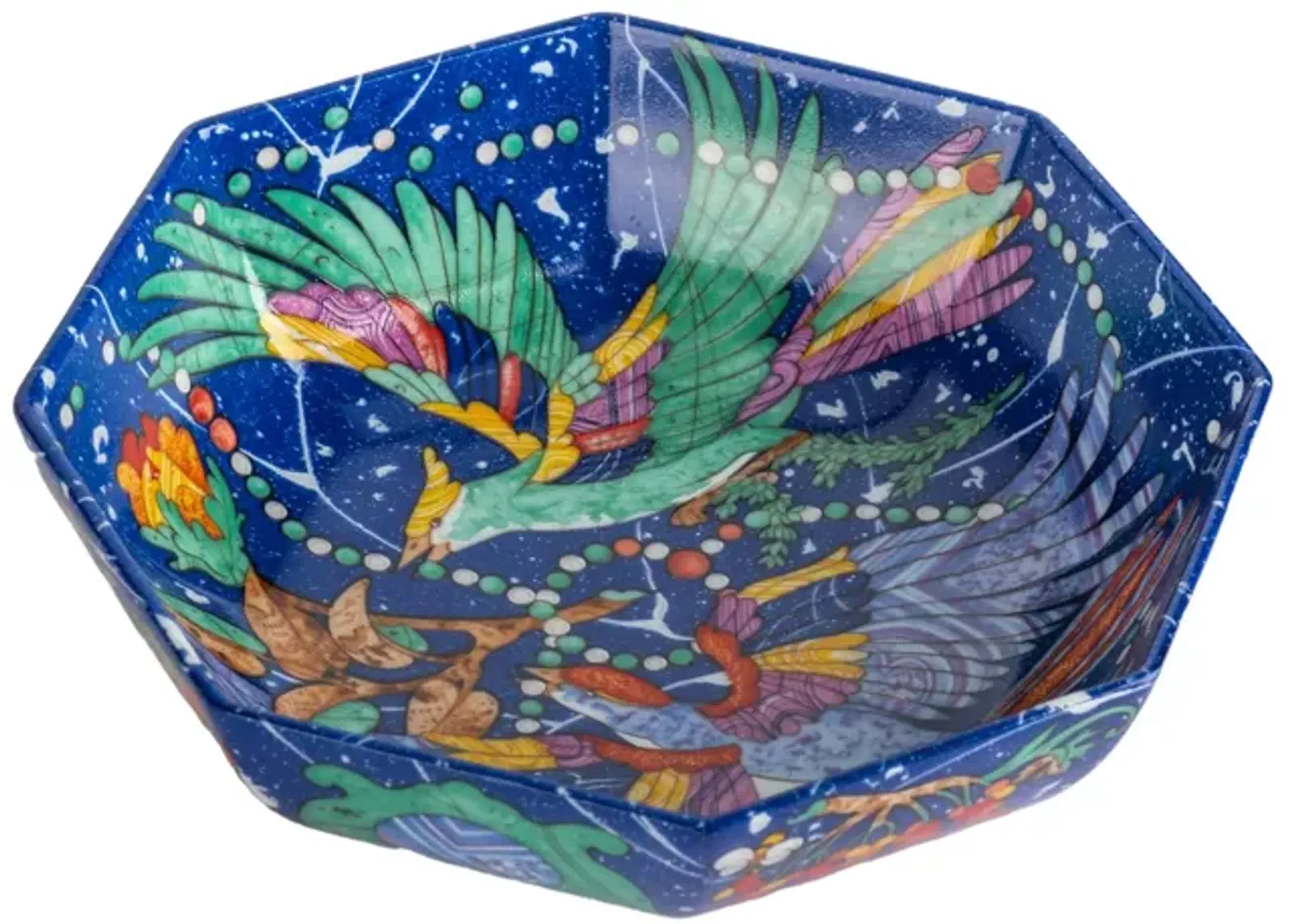 Hermes Blue Birds Porcelain Bowl - Vintage Lux