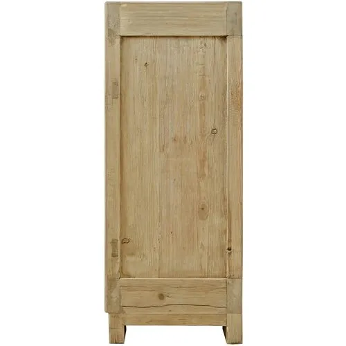 Brianne Storage Cabinet - Weathered Natural - Handcrafted - Brown