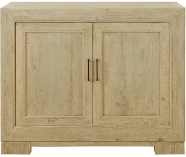 Brianne Storage Cabinet - Weathered Natural - Handcrafted - Brown