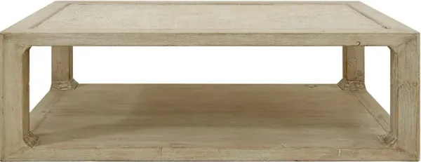 Anita Coffee Table, Weathered Whitewash
