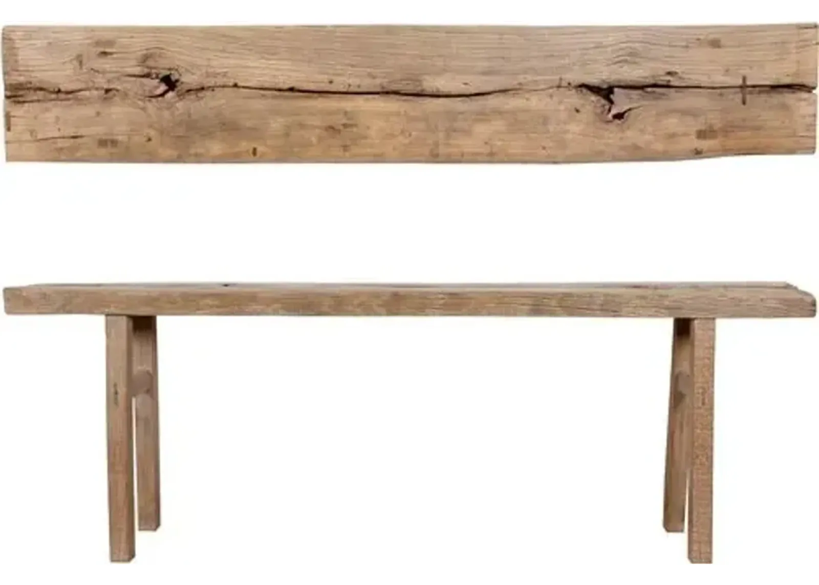 Lorelle 91" Console Table - Weathered Natural - Handcrafted - Brown