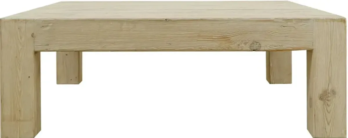 Brianne Square Coffee Table, Natural