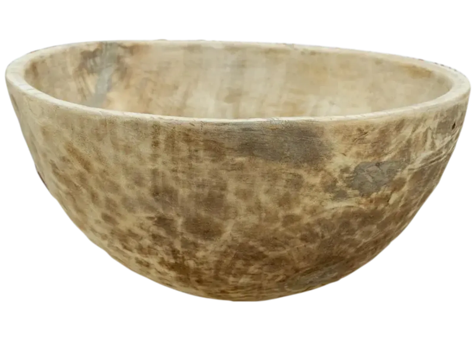 Igloo African Bleached Milk Bowl - de-cor - Brown