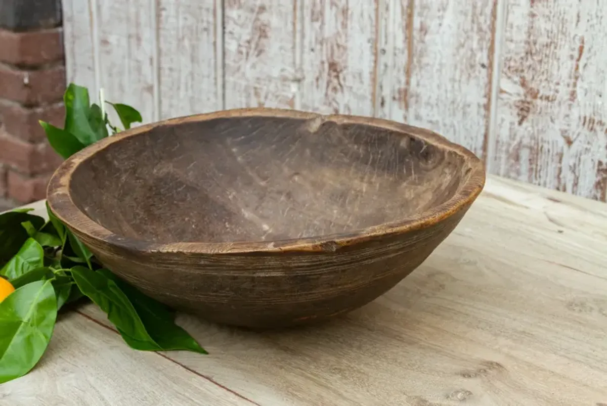 Antique Zola African Kitchen Bowl - de-cor - Black