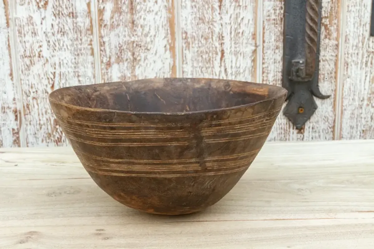 Antique Abidemi African Bowls - de-cor - Brown