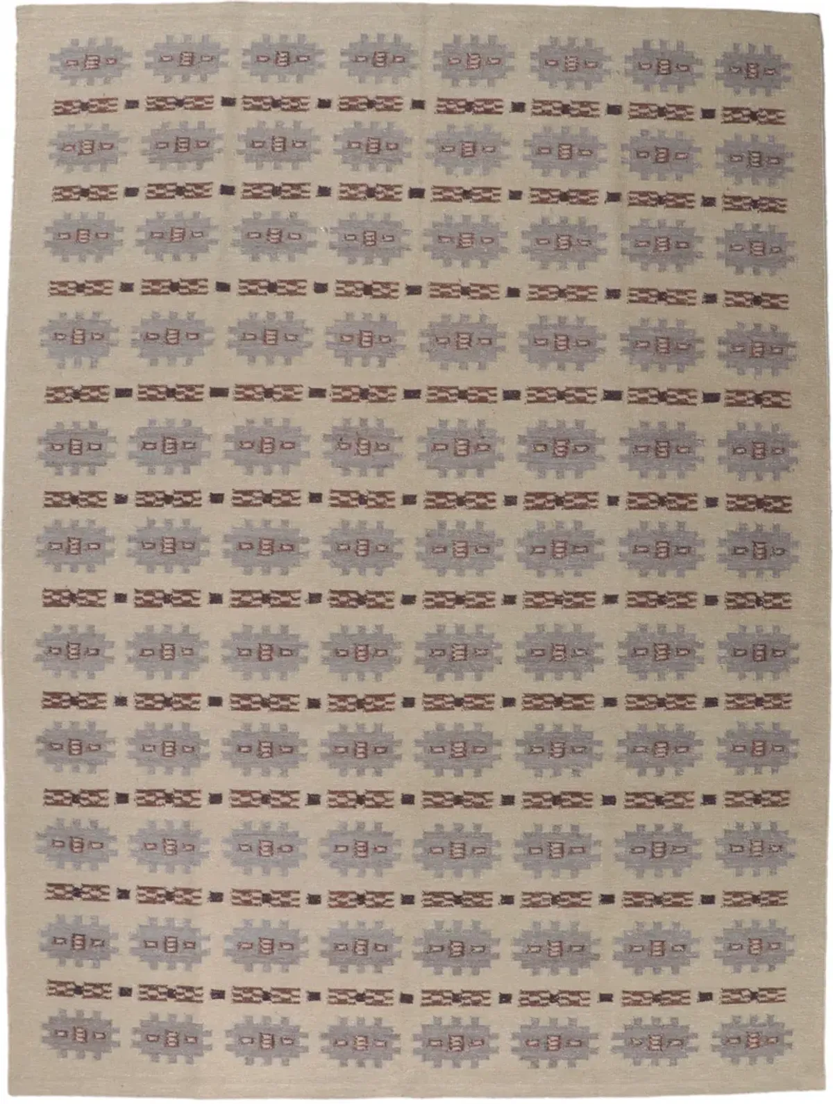 Swedish Inspired Kilim Rug - 10'00 x 13'5 - Esmaili Rugs & Antiques - Beige - Beige