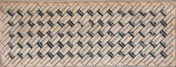 Antique American Hooked Rug 2' 3''x 6' 0 - Blue - Blue