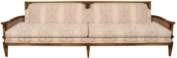 Neoclassical Style Large Caned Sofa - Interesting Things