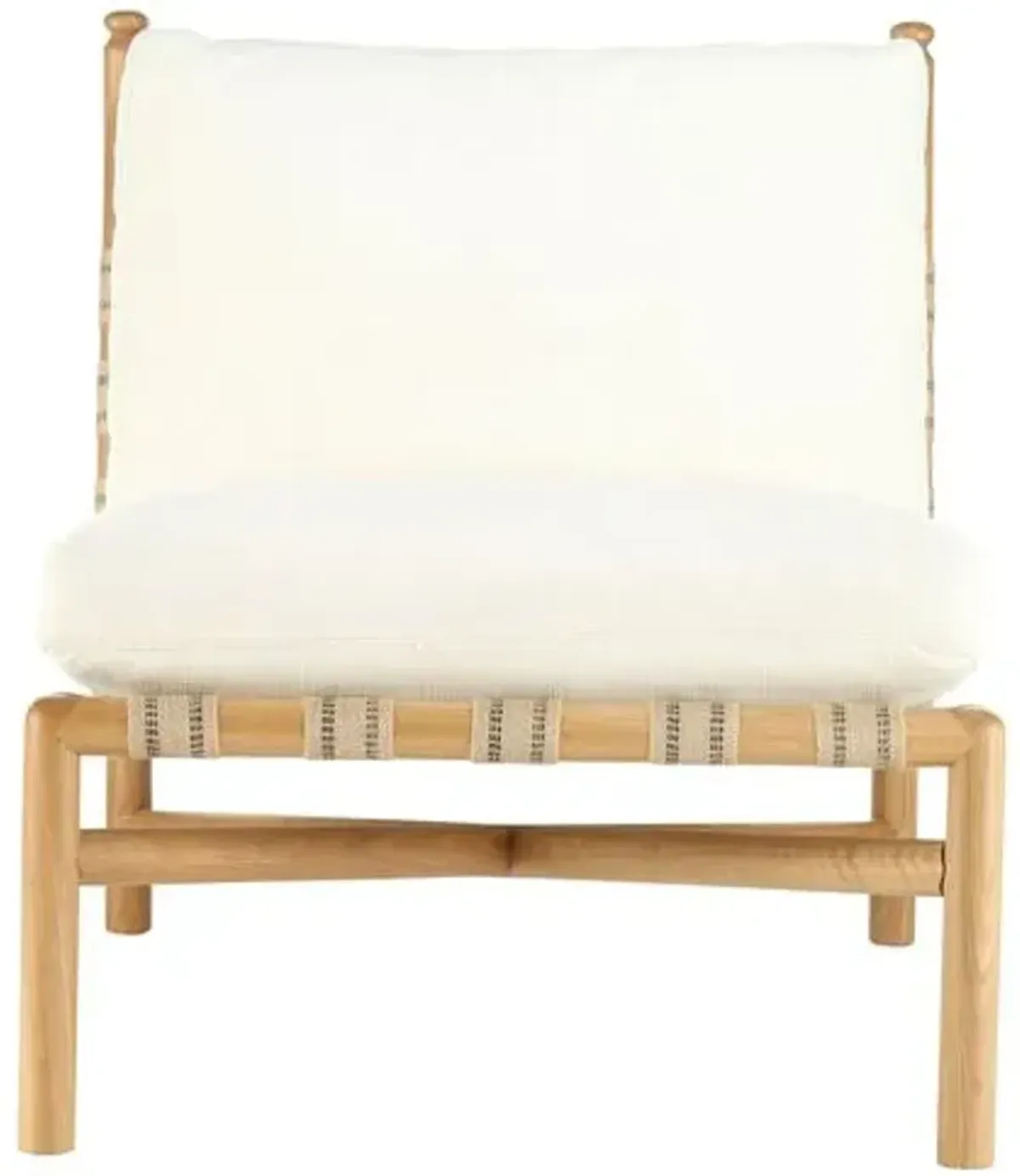 Flannery Accent Chair - Ivory - Kim Salmela - Handcrafted, Comfortable, Durable, Cushioned