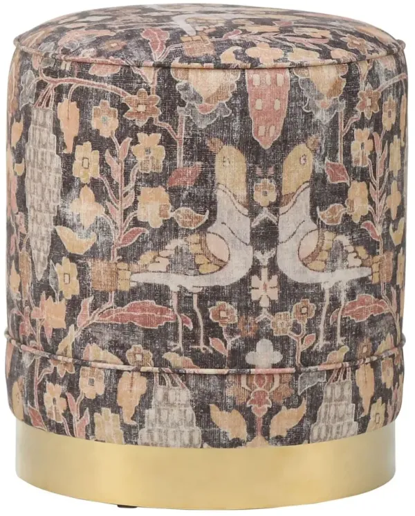 Piper Stool, Charcoal/Gold