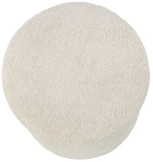 Shiloh Swivel Stool, Tan Shearling