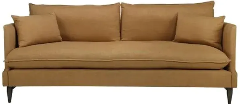 Merritt 90" Flange Sofa - Umber - Kim Salmela