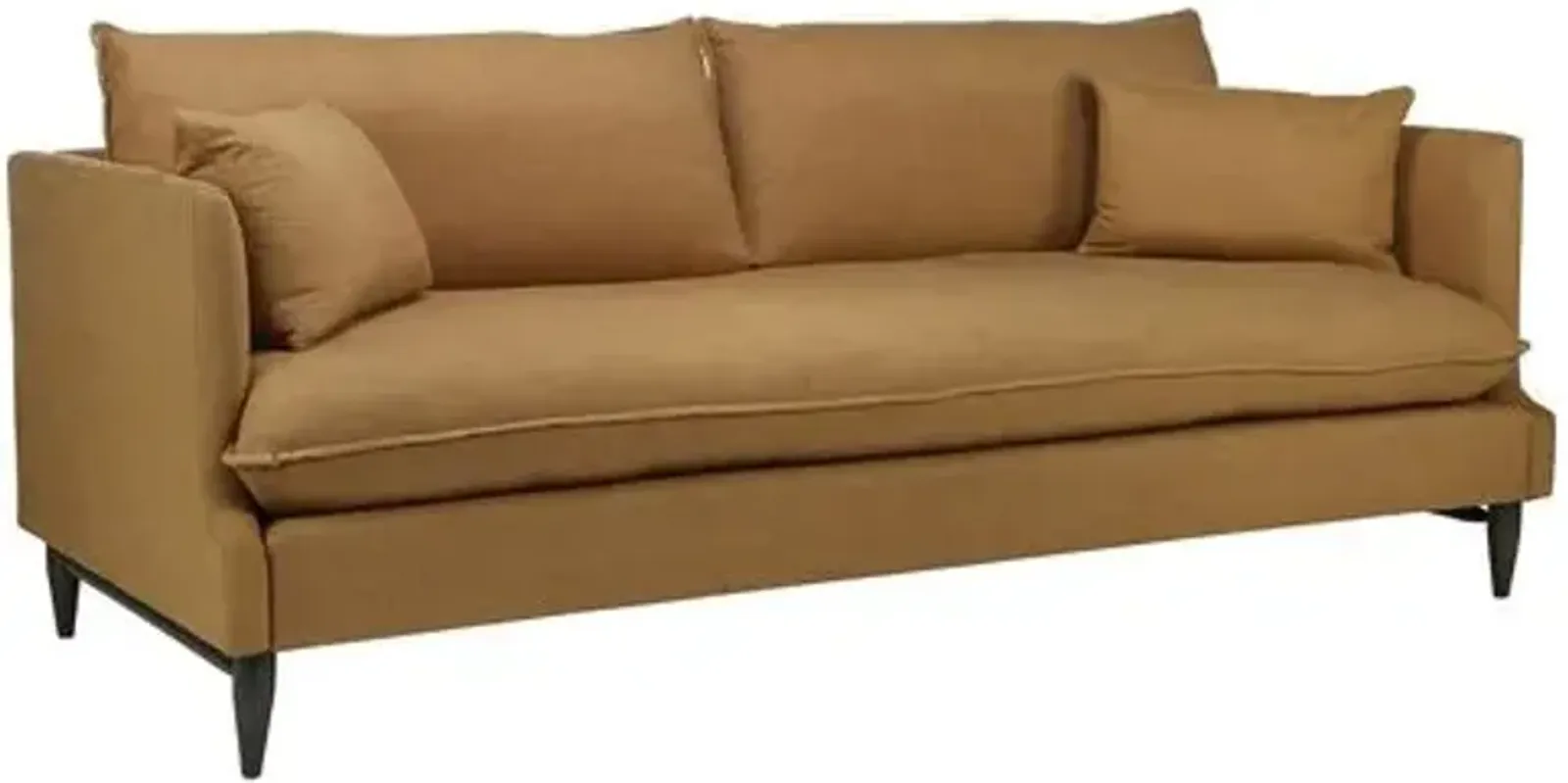 Merritt 90" Flange Sofa - Umber - Kim Salmela