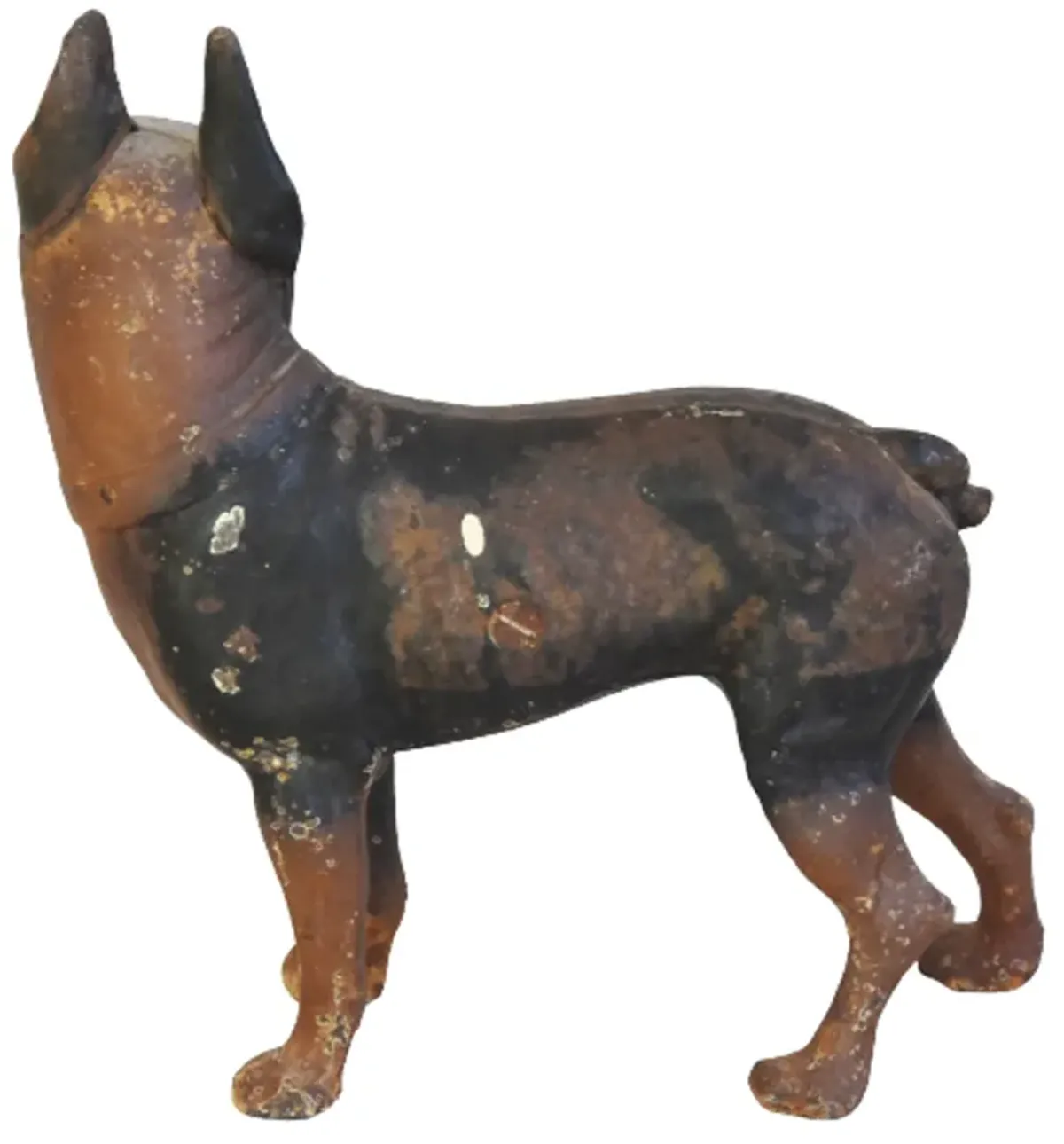 Boston Terrier Dog Figurine Doorstop - Black