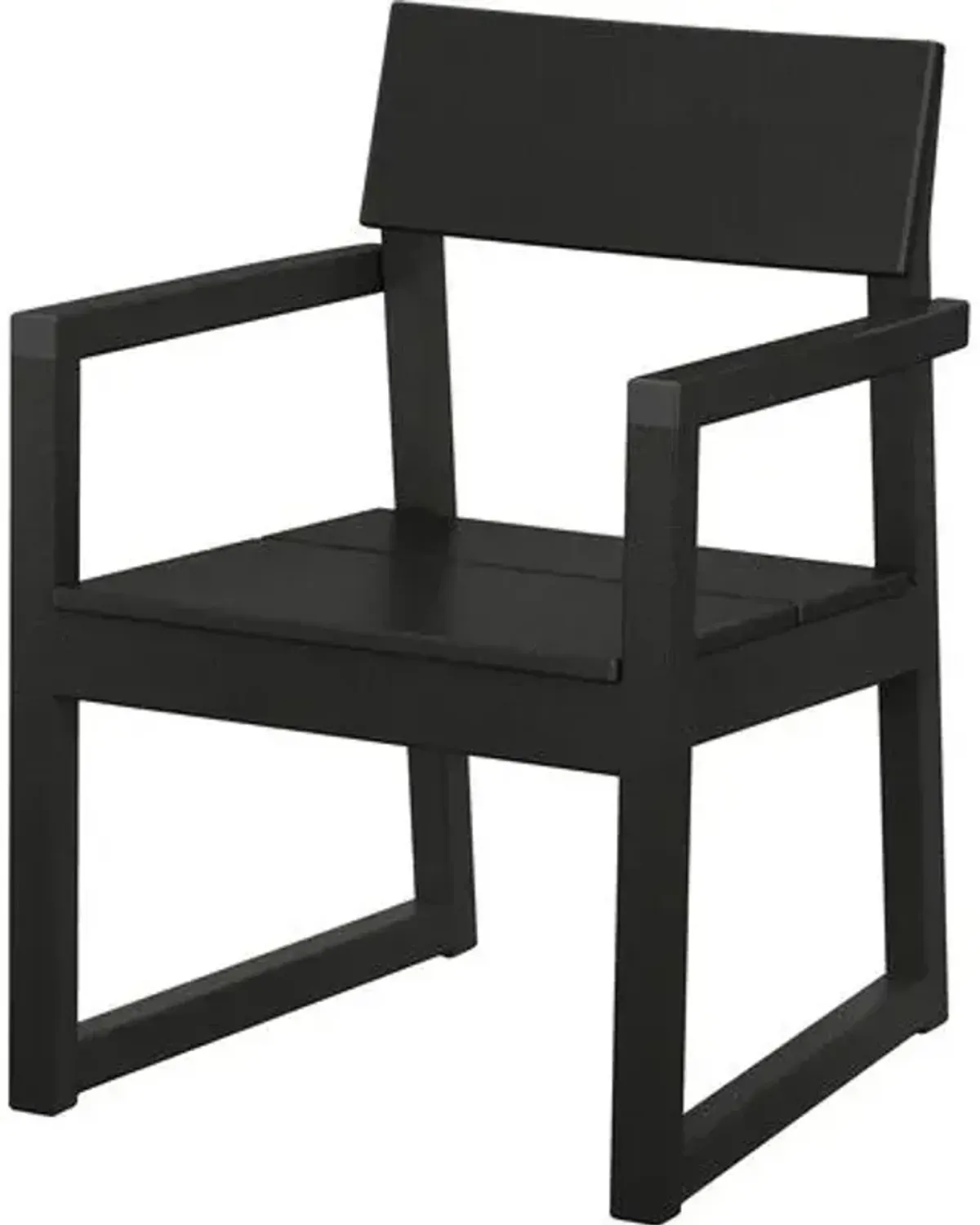 Bree Outdoor Dining Armchair - Black