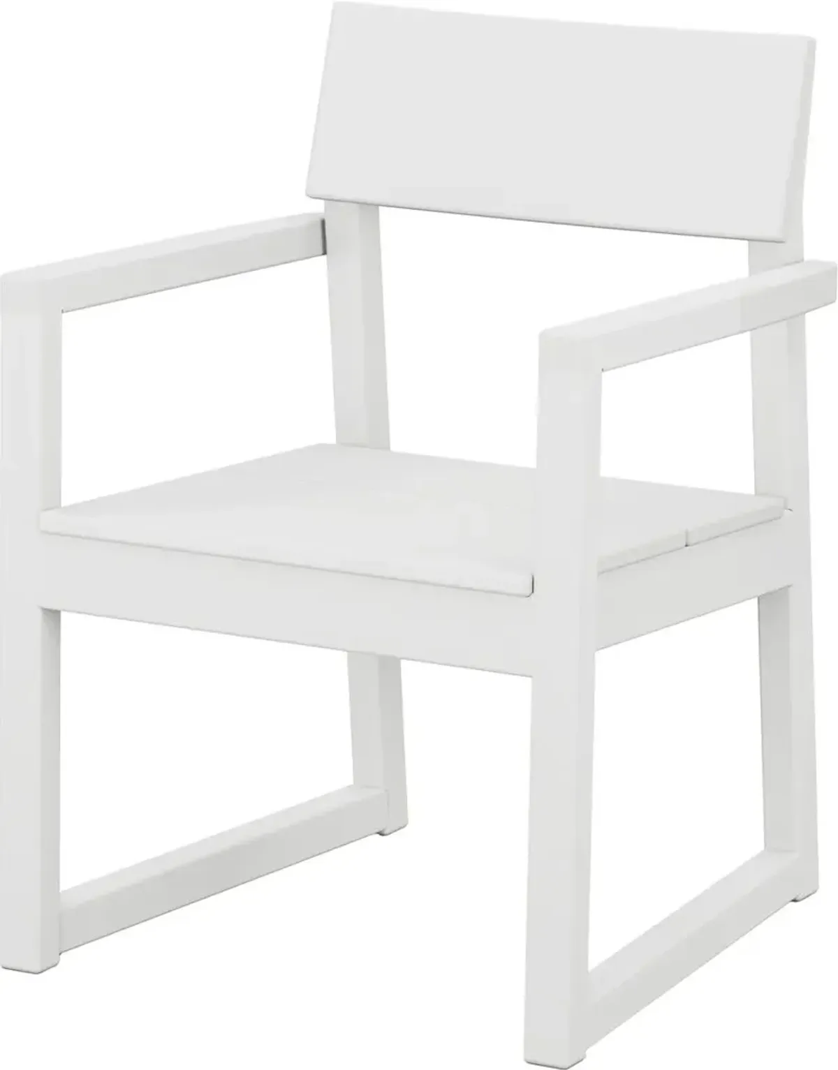 Bree Outdoor Dining Armchair, White