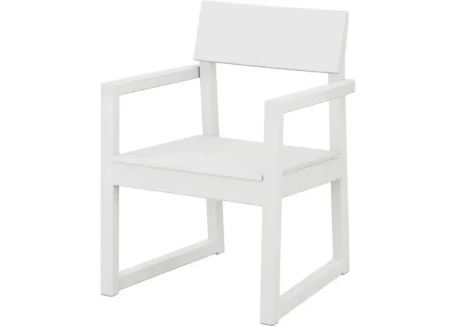 Bree Outdoor Dining Armchair - White