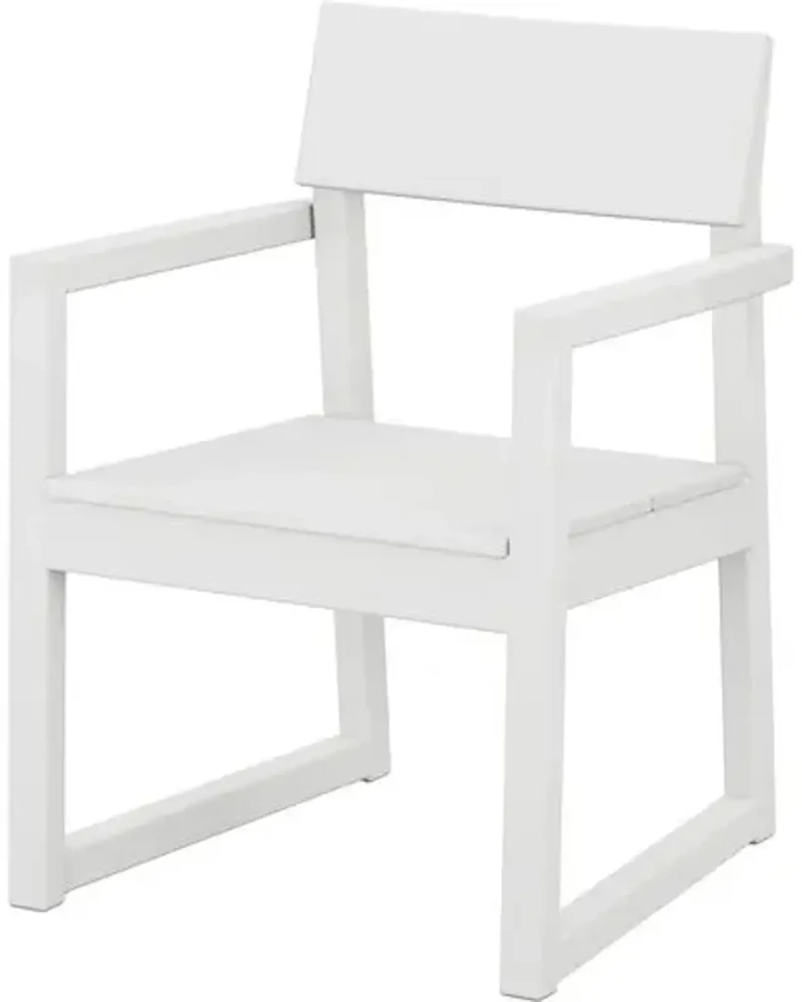 Bree Outdoor Dining Armchair - White