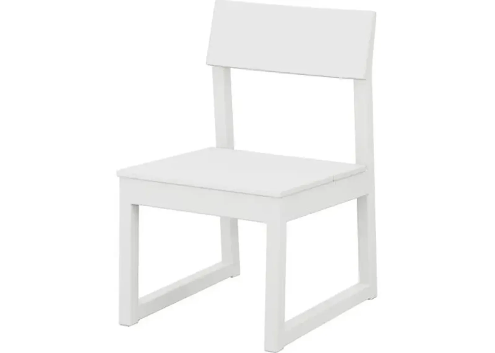 Bree Outdoor Dining Side Chair - White