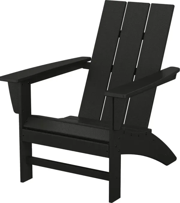 Leopold Adirondack Chair, Black