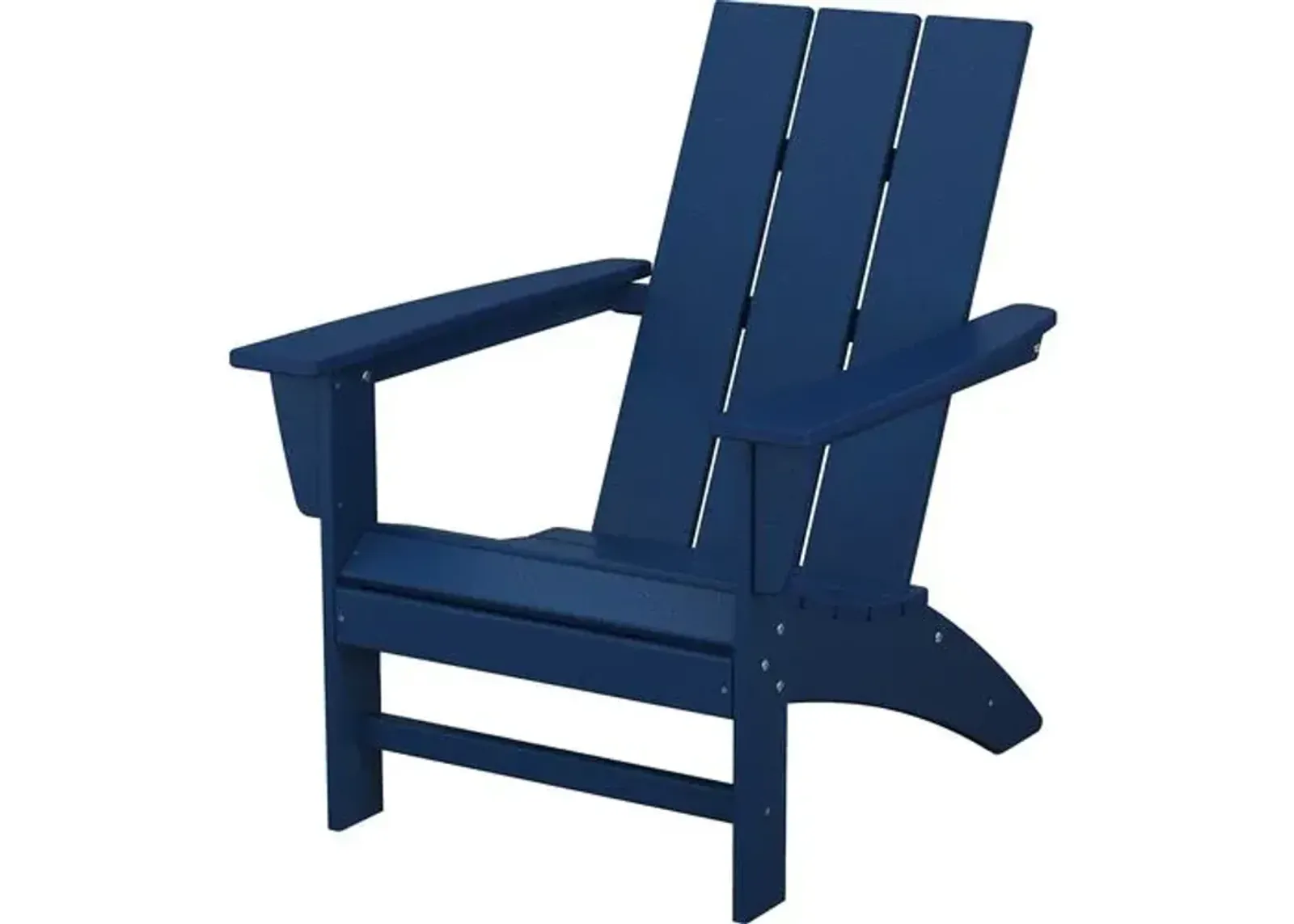 Leopold Outdoor Adirondack Chair - Navy - Black