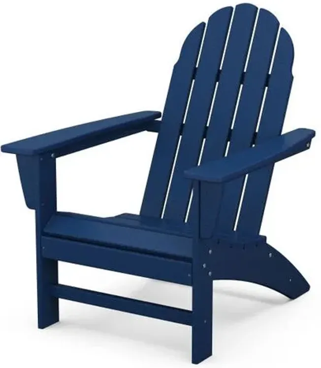 Vineyard Outdoor Adirondack Chair - Navy - Blue