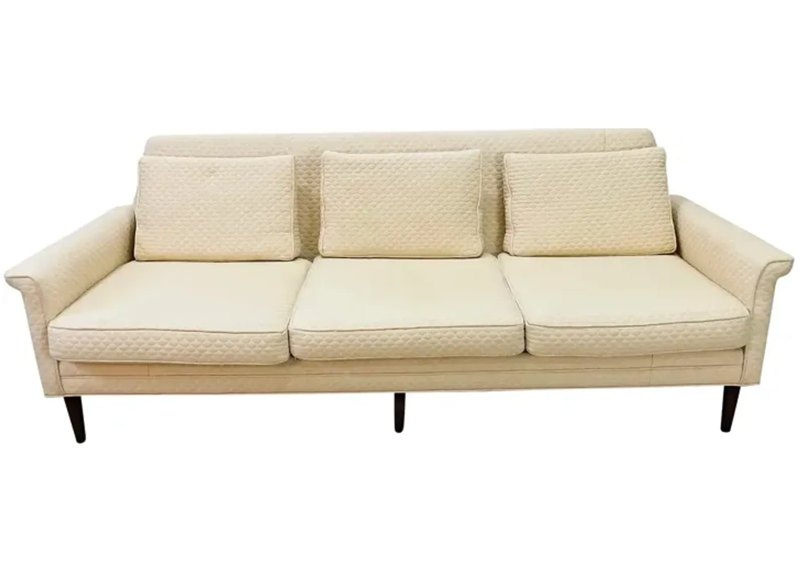 Scandinavian Curved Arm 3-Seat Sofa - 2-b-Modern