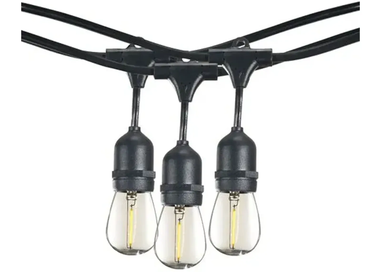 Caleb 12-Pc String Lights - Black