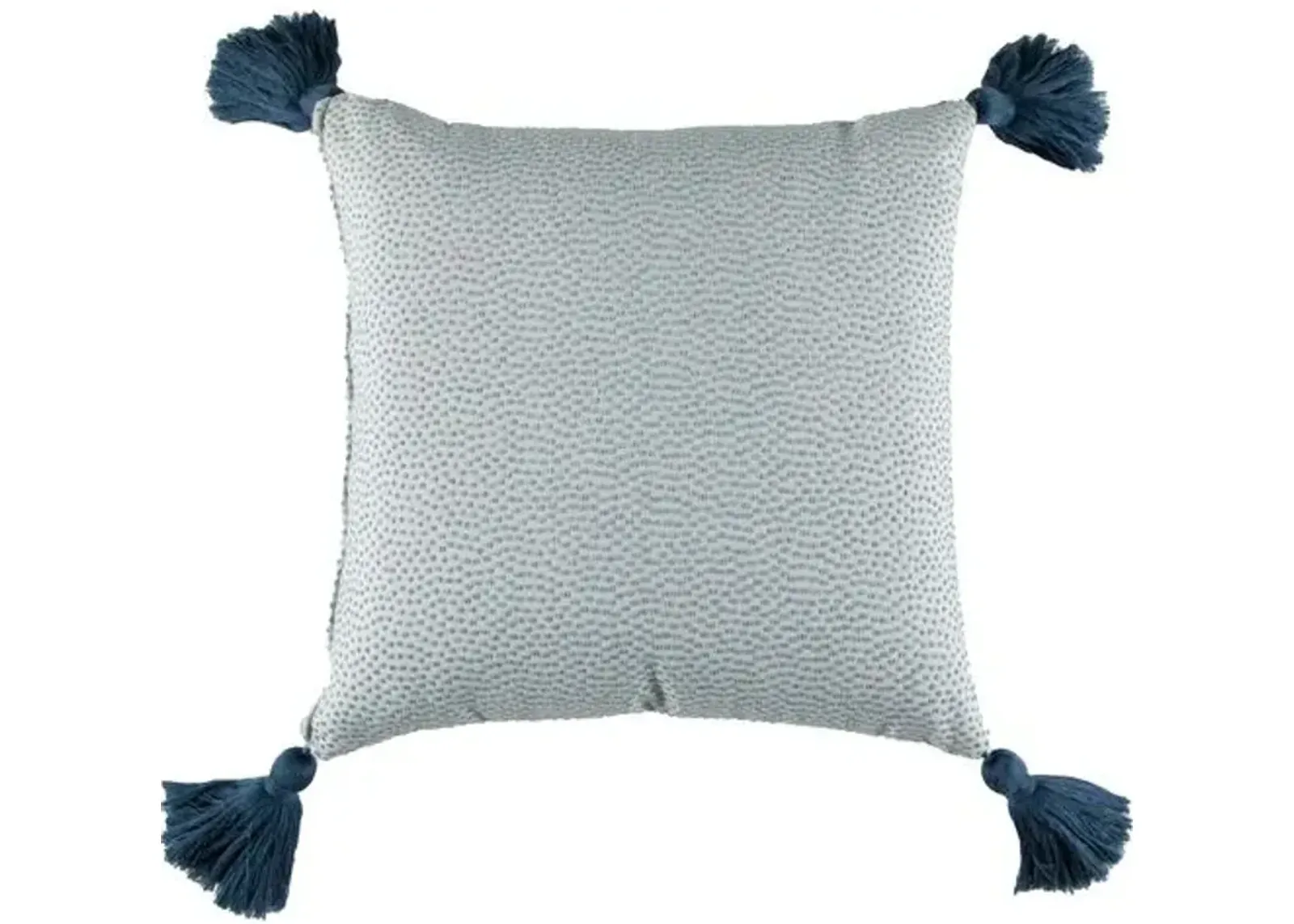 Trixie Outdoor Pillow - Chambray Dots