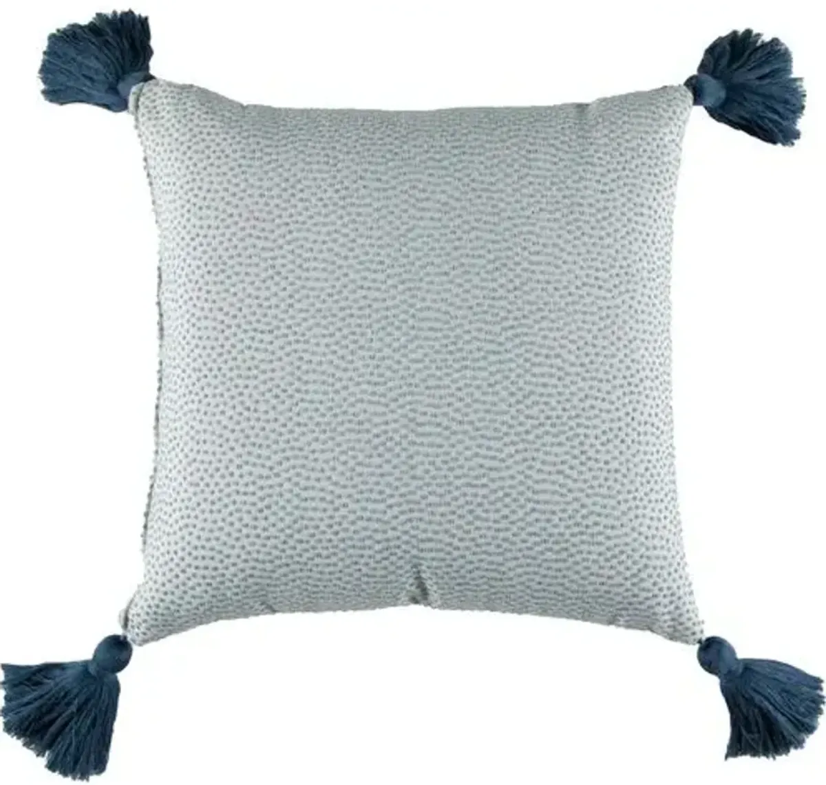 Trixie Outdoor Pillow - Chambray Dots